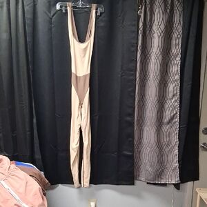 Women's Tan Jumpsuit